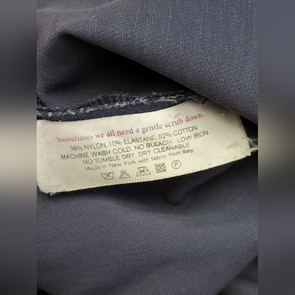 M.M. LaFleur Foster Cigarette Dress Pant in Monsoon (Blue-Gray) Size 0P Trouser - Picture 7 of 13